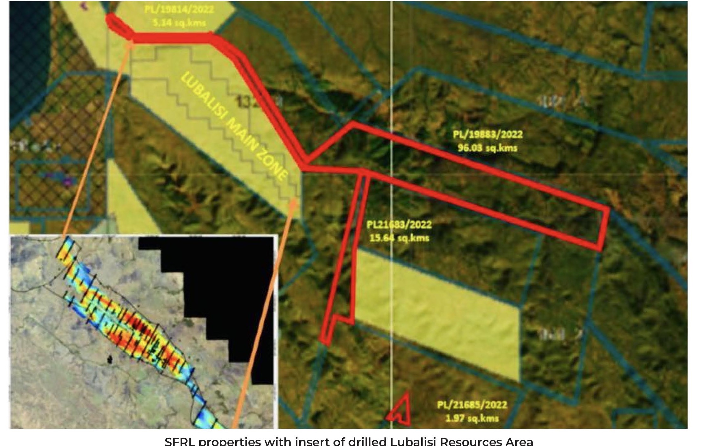 Kapalagulu Nickel licence and location map